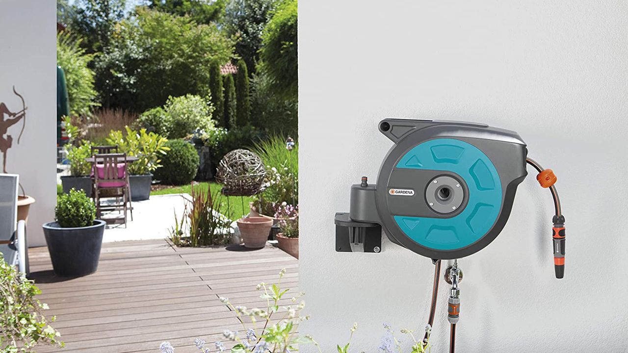 Best hose winder: GARDENA Retractable Hose Reel 50-Feet