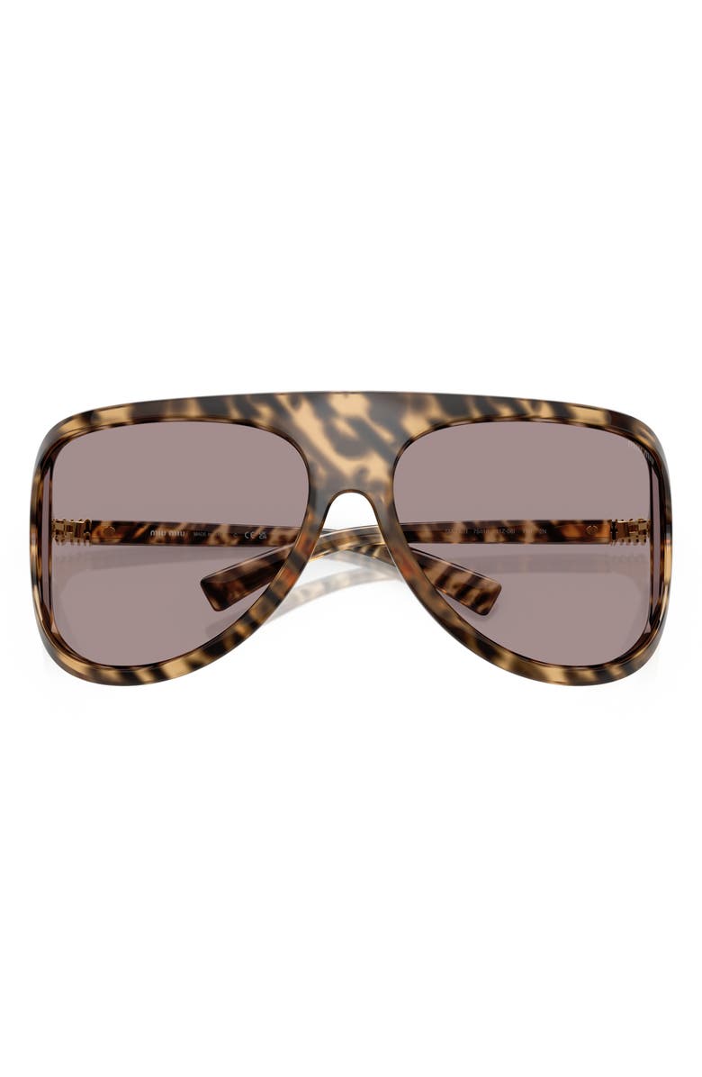 75mm Oversize Shield Sunglasses
