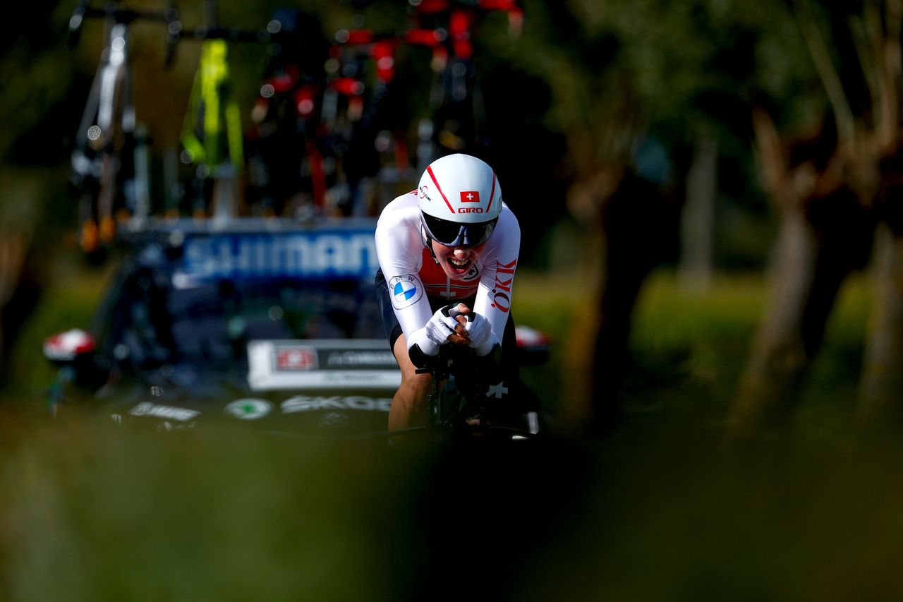 2021 UCI World Championships - Flanders - Men Junior Time Trial - Knokke Heist - Bruges 23,3 km - 21/09/2021 - Jan Christen (Switzerland) - photo Luca Bettini/BettiniPhoto&Acirc;&copy;2021