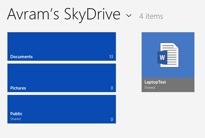 SkyDrive App