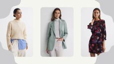 composite of items available in the reiss Cyber Monday sales.