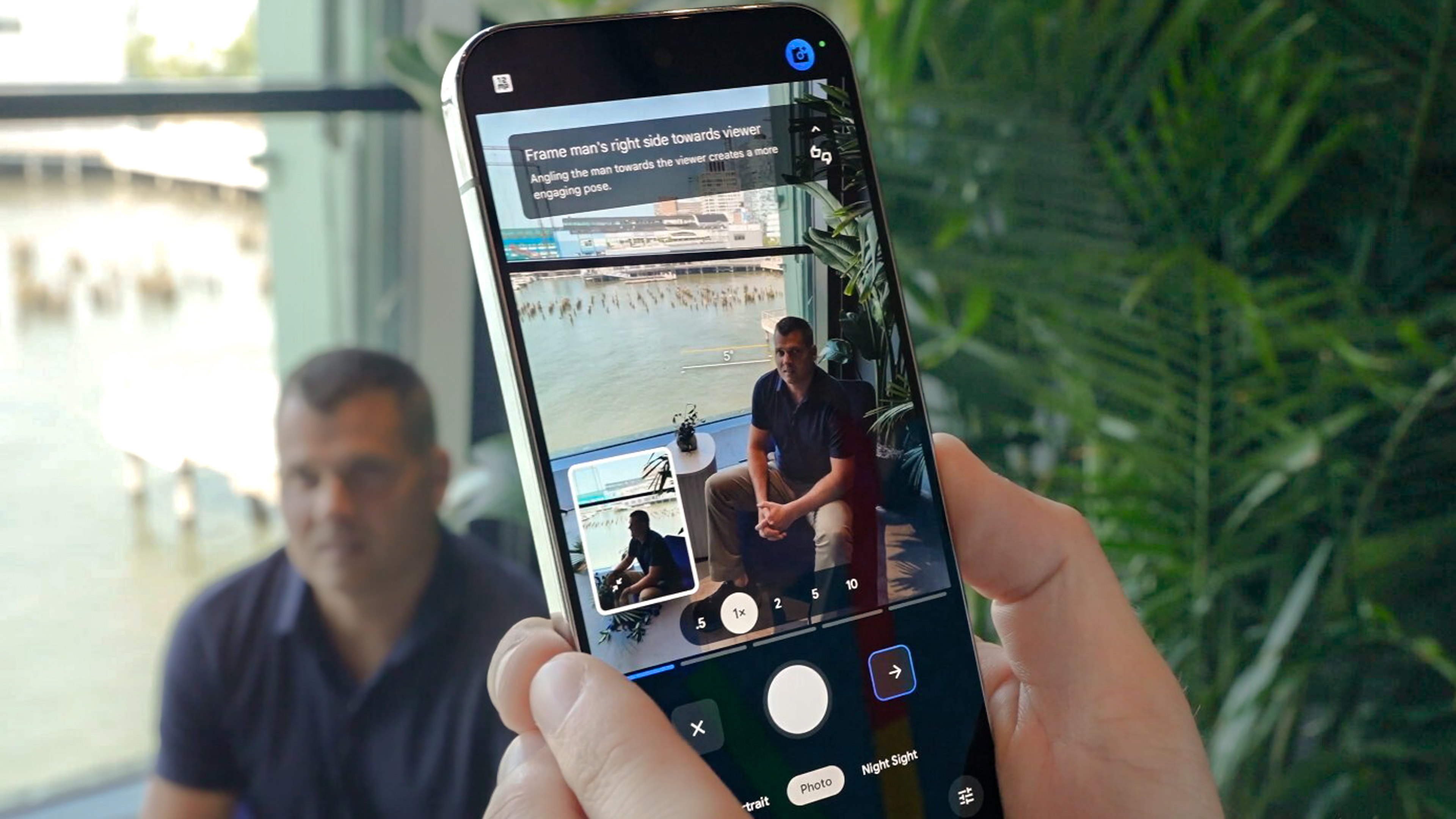 Camera Coach on the Pixel 10 Pro XL.