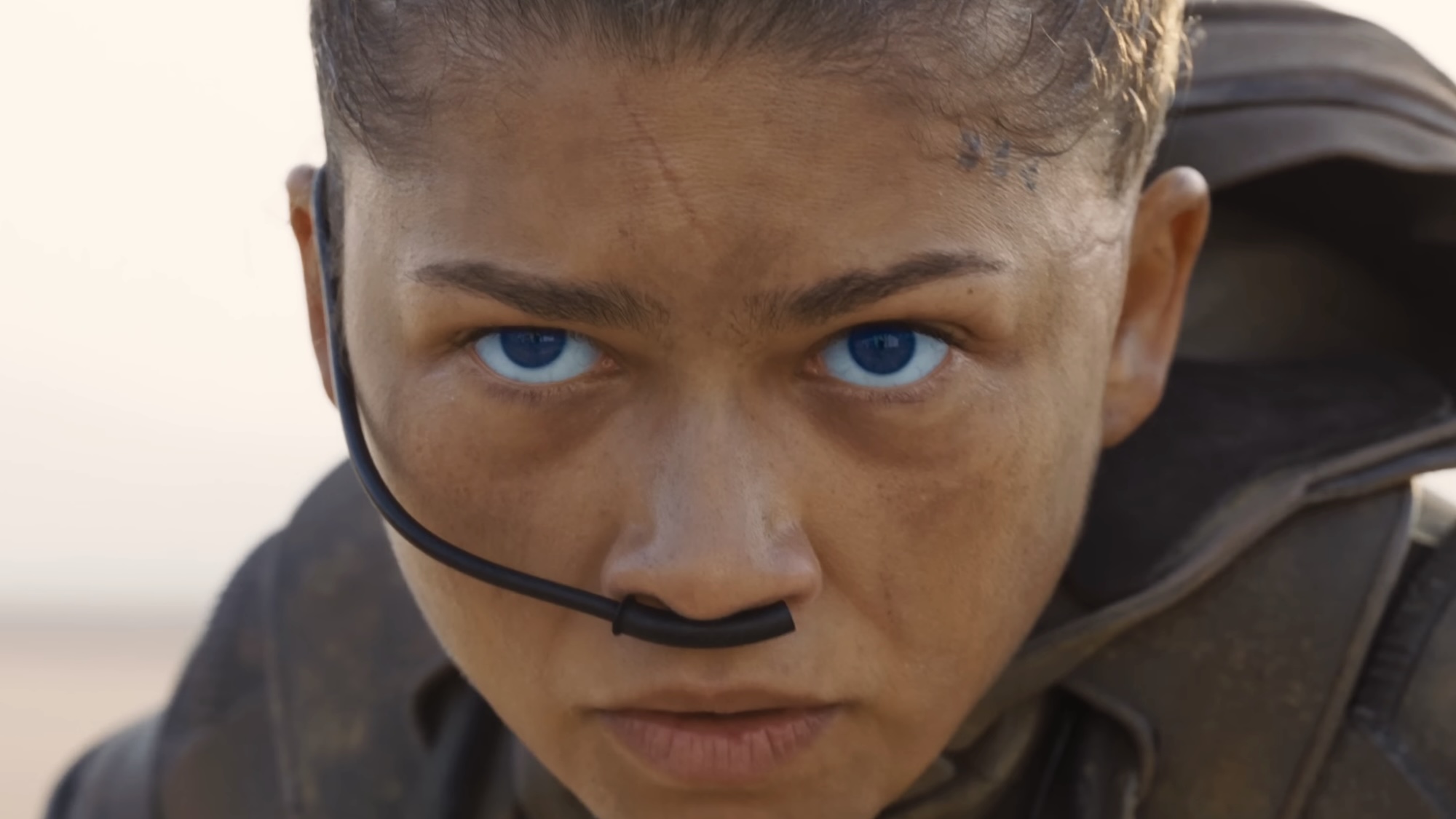 close-up on Chani's face in Dune Part 3
