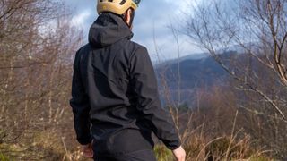 Canyon Softshell jacket pictured from behind