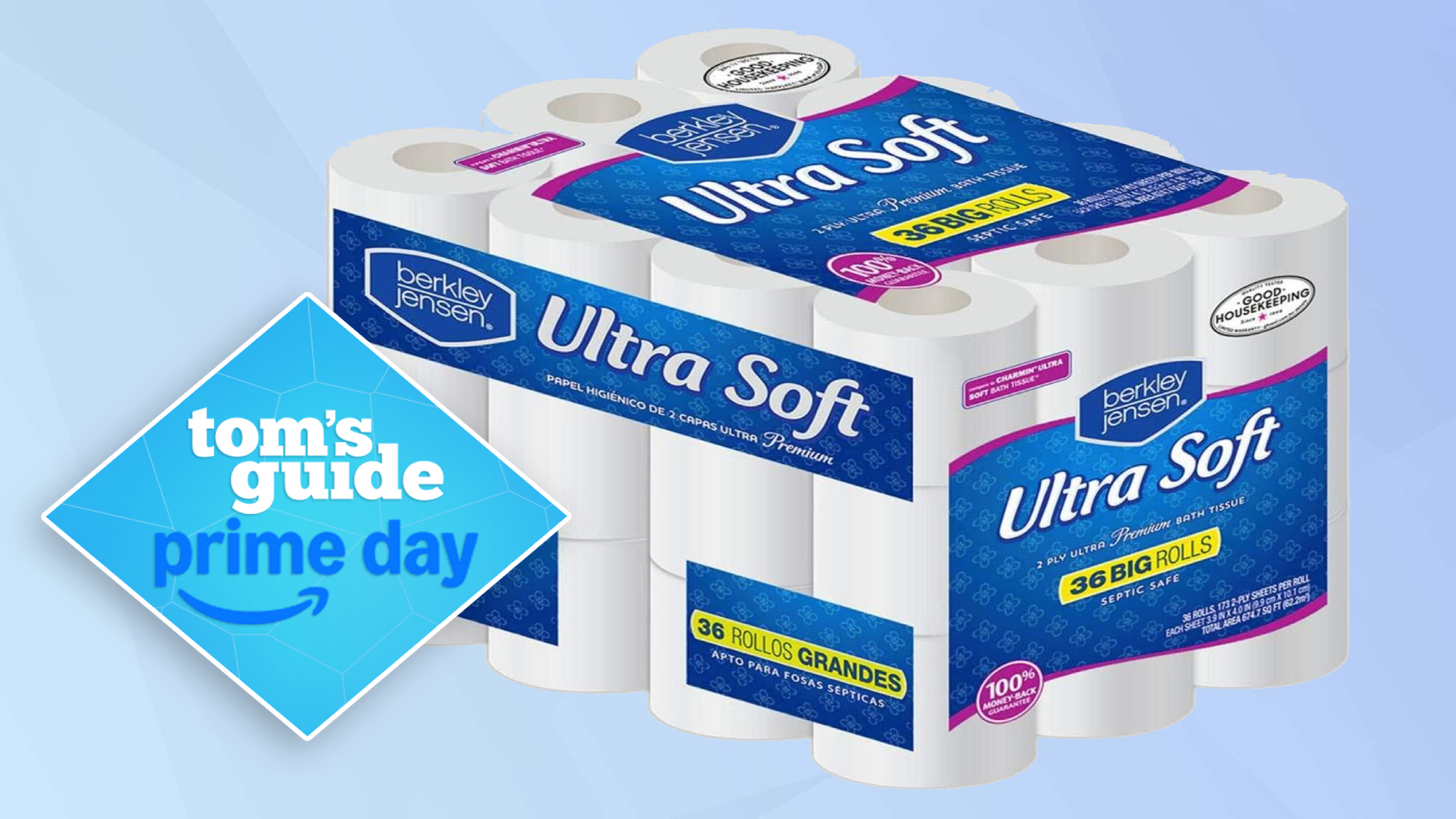 Prime Day Berkley and Jensen toilet paper