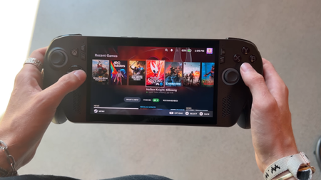 ROG Xbox Ally X running Bazzite