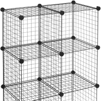 5. Amazon Basics 6 Cube Wire Storage Shelves