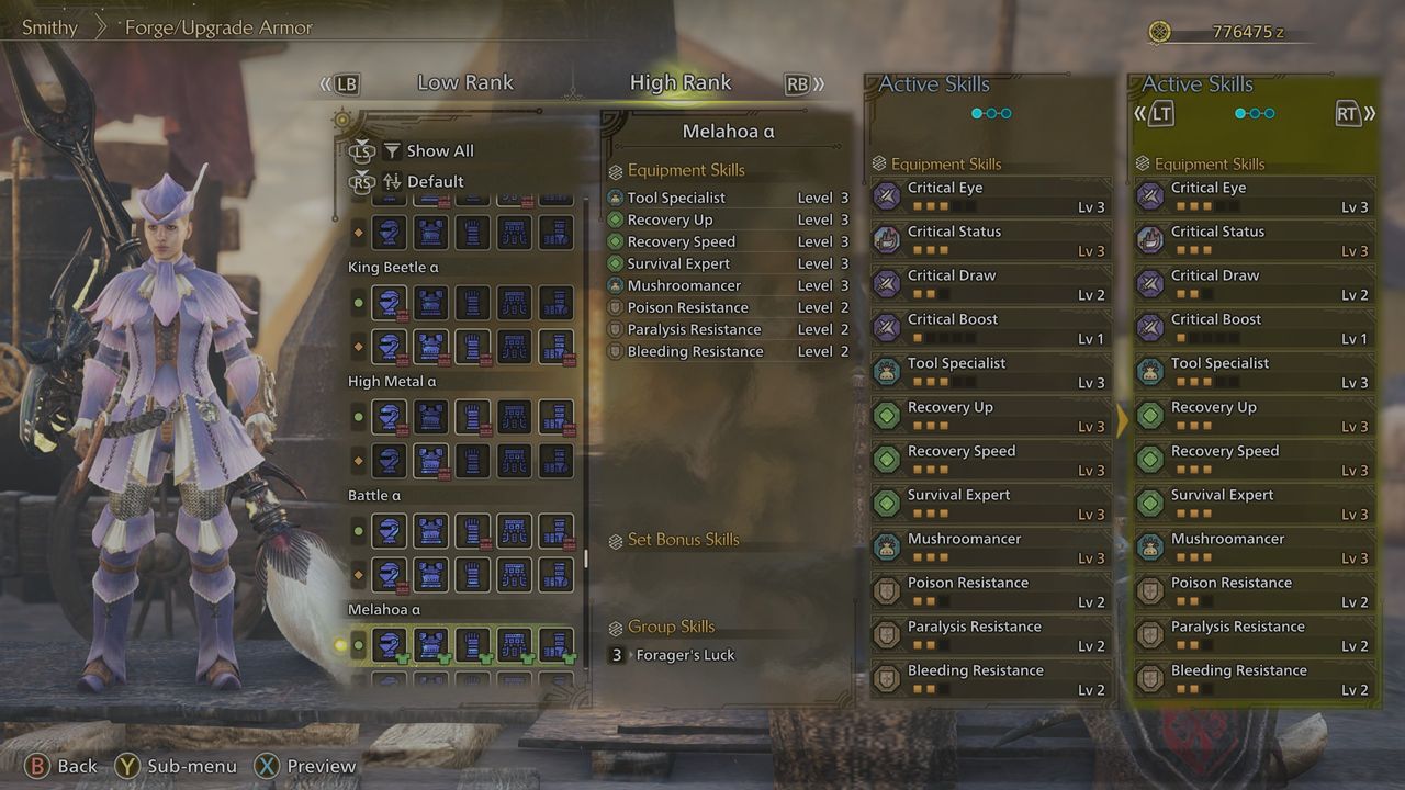 Monster Hunter Wilds secret armor - Melahoa set a