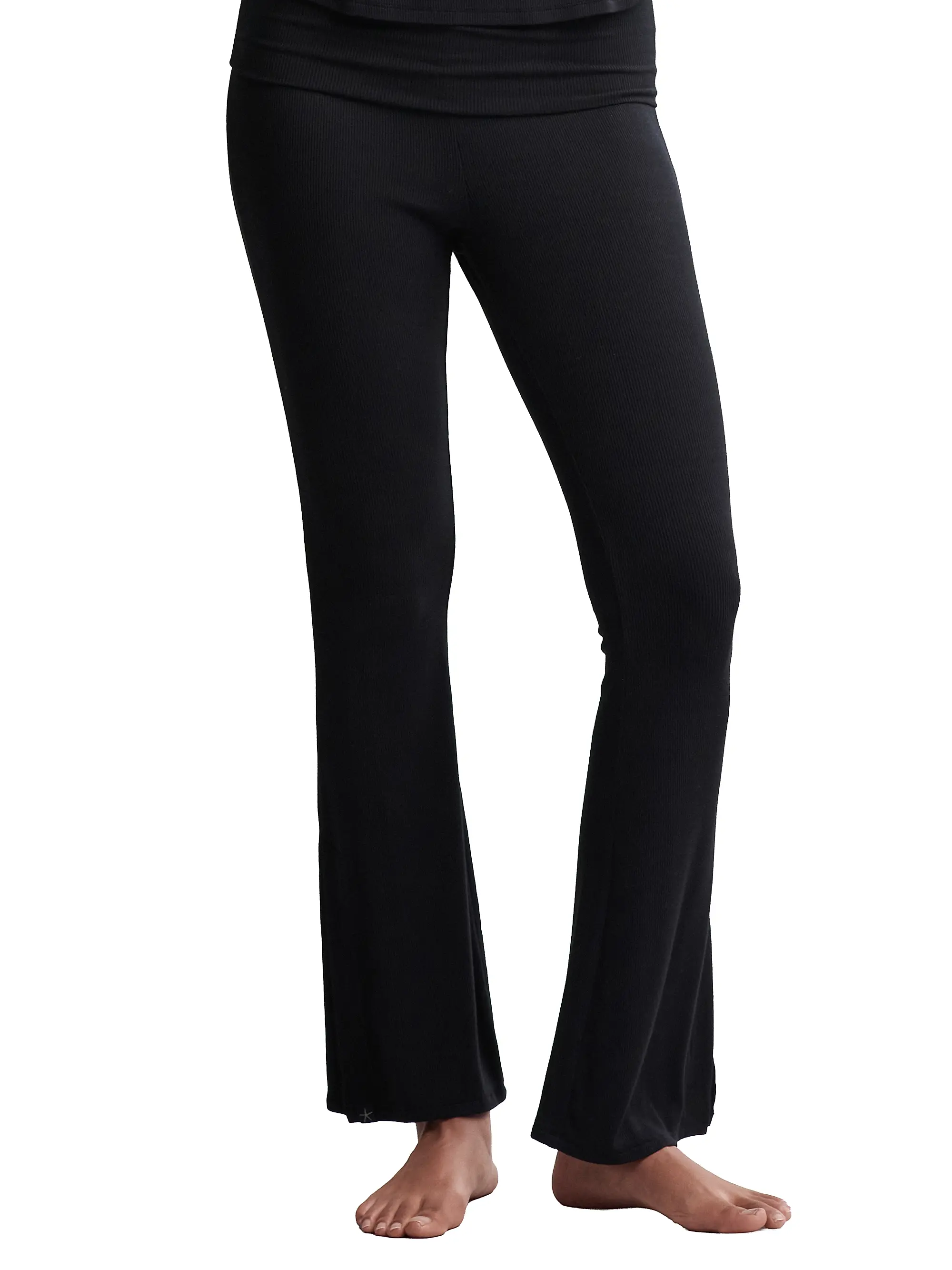 Ultra Soft Rib Fold-Over Pants