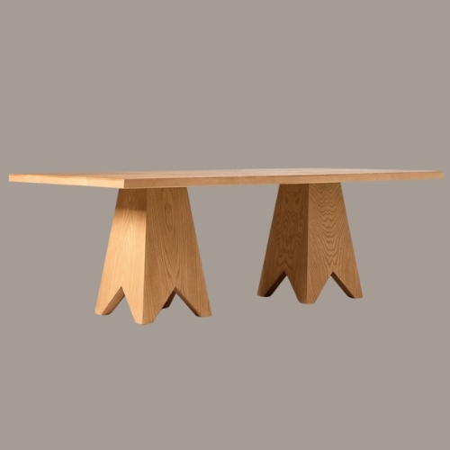 West Elm, Pierce &amp;amp; Ward Burl Wood Dining Table
