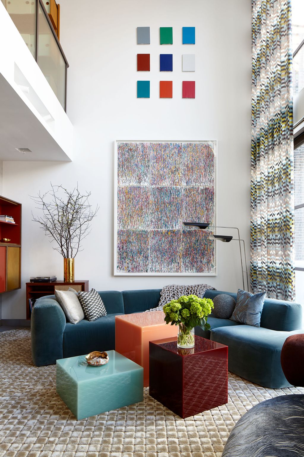 Should a living room rug match your couch or walls? Livingetc