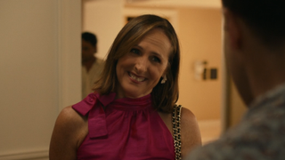Molly Shannon smiling in The White Lotus