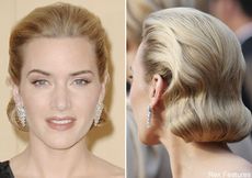Kate Winslet, Oscars hair trends, celebrity photos, Marie Claire