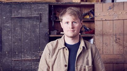 Designer Sebastian Cox in his workshop