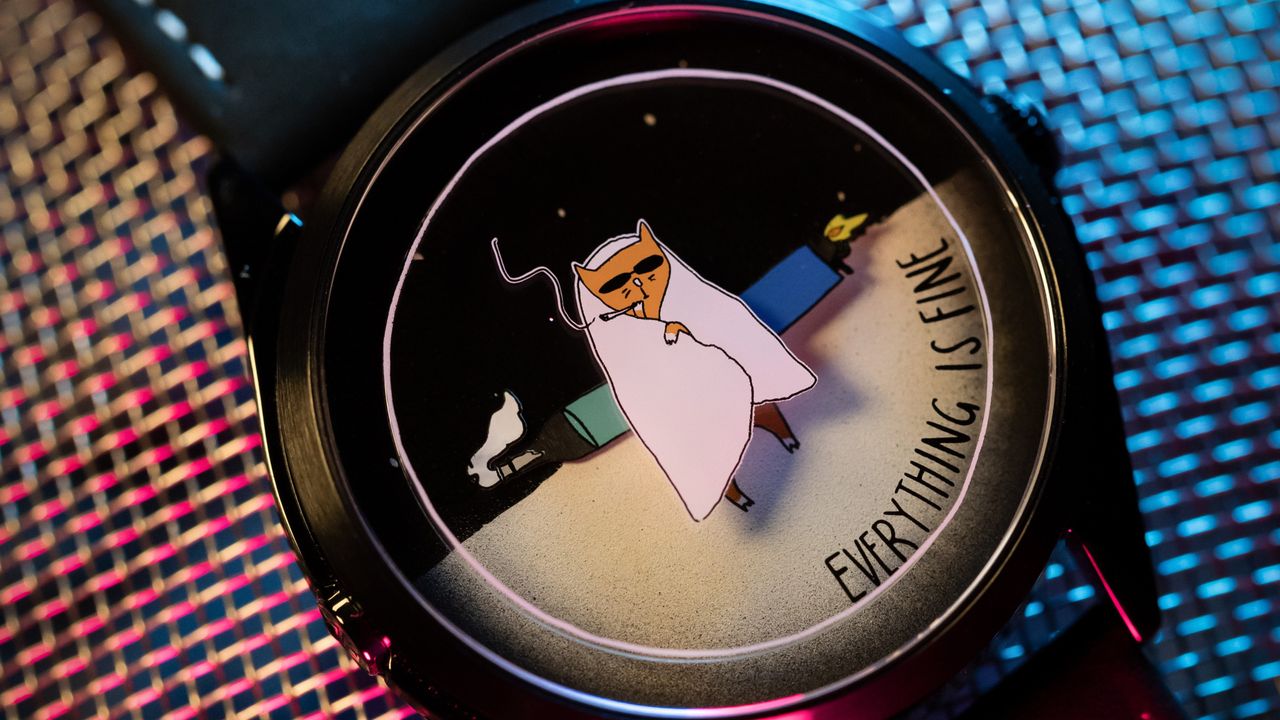 Mr Jones Watches Feline Fine