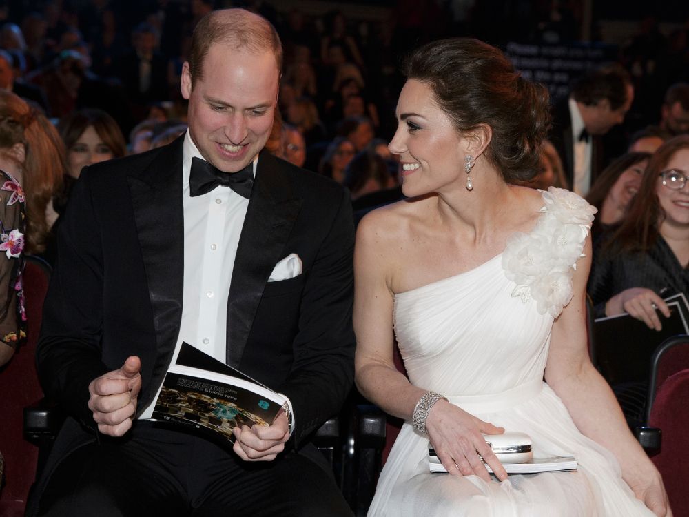 The Prince and Princess of Wales attend the British Academy Film Awards