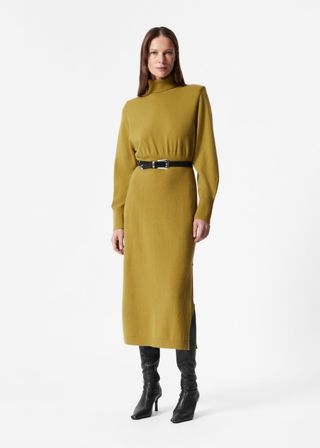 Turtleneck Merino Wool Dress