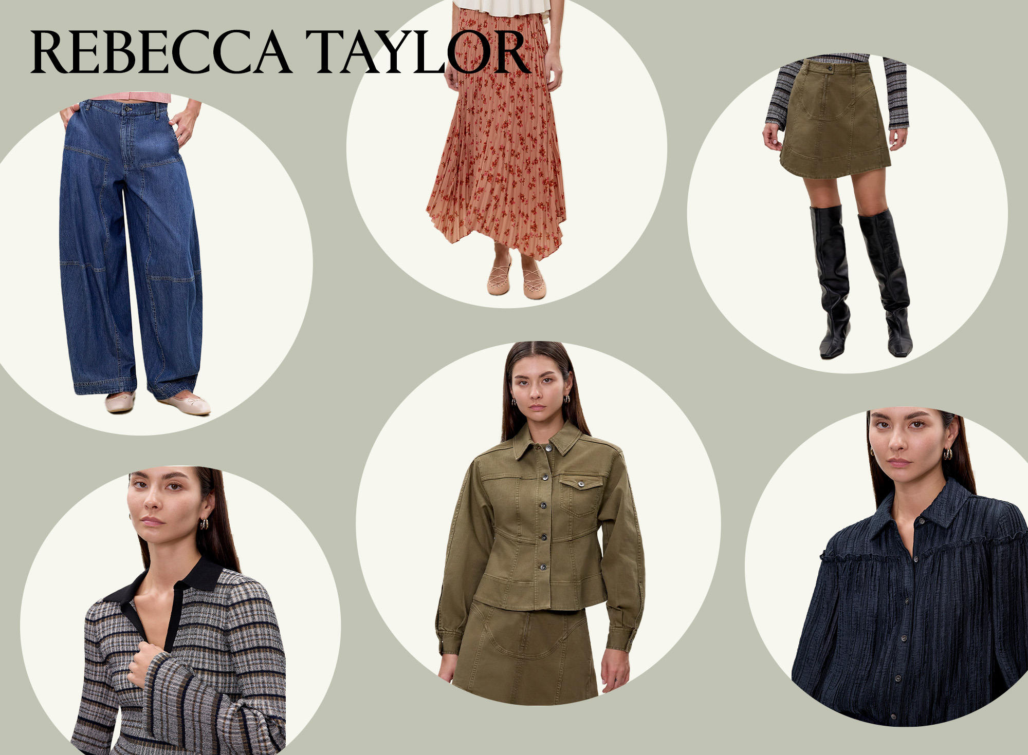 Collage of Rebecca Taylor products