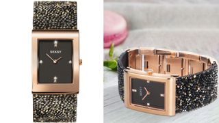 best watches for women Sekonda embellished bracelet/cuff watch