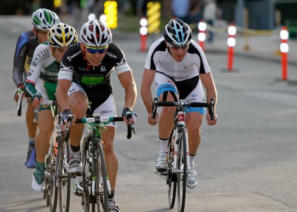 Sebastion Salas (H&amp;R Block) Ryan Anderson (Spidertech) Marsh Cooper and Andres Diaz (Team Exergy)