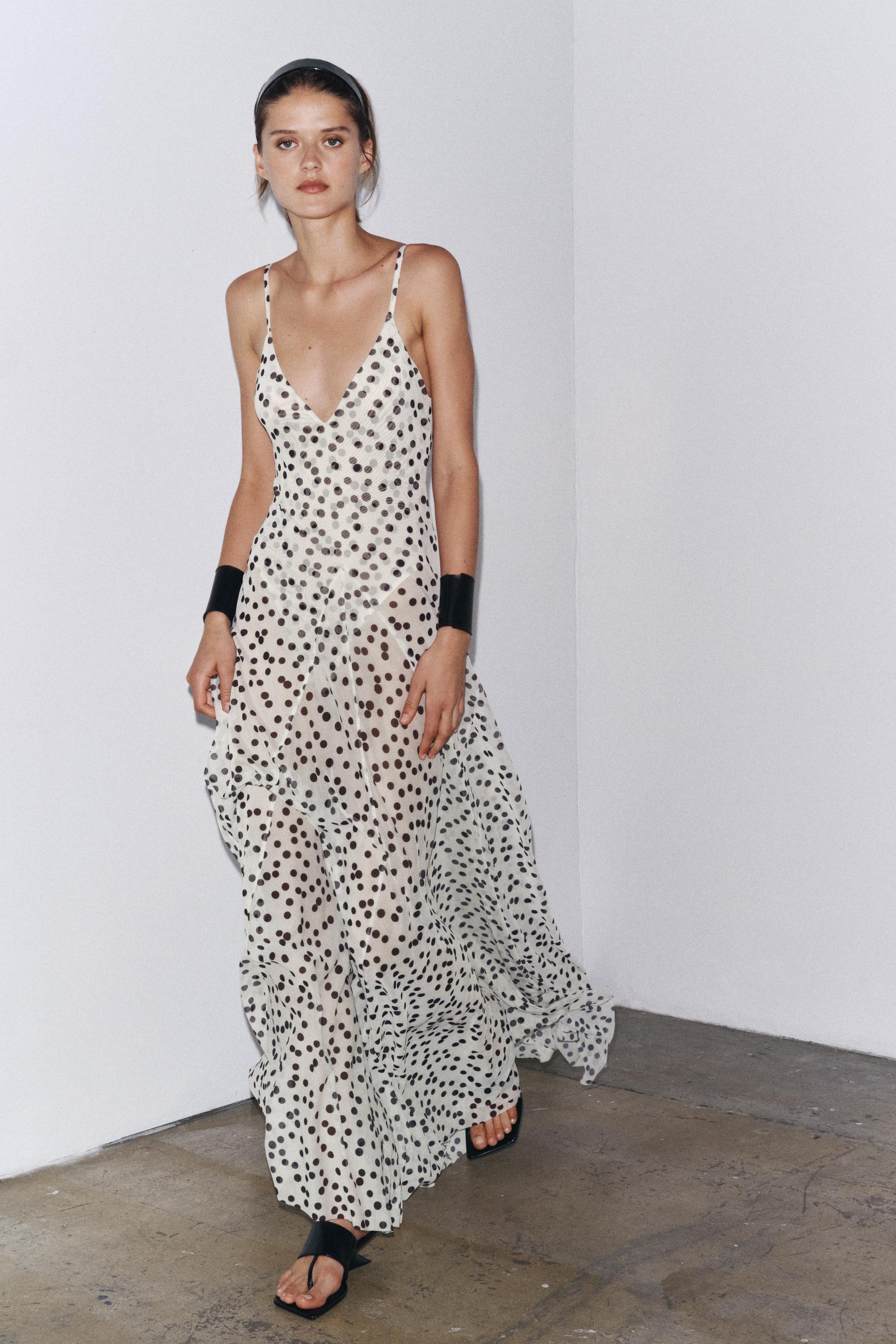 Polka Dot Maxi Dress