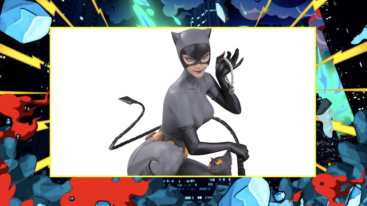 Batman collectible statues at DC Fandome