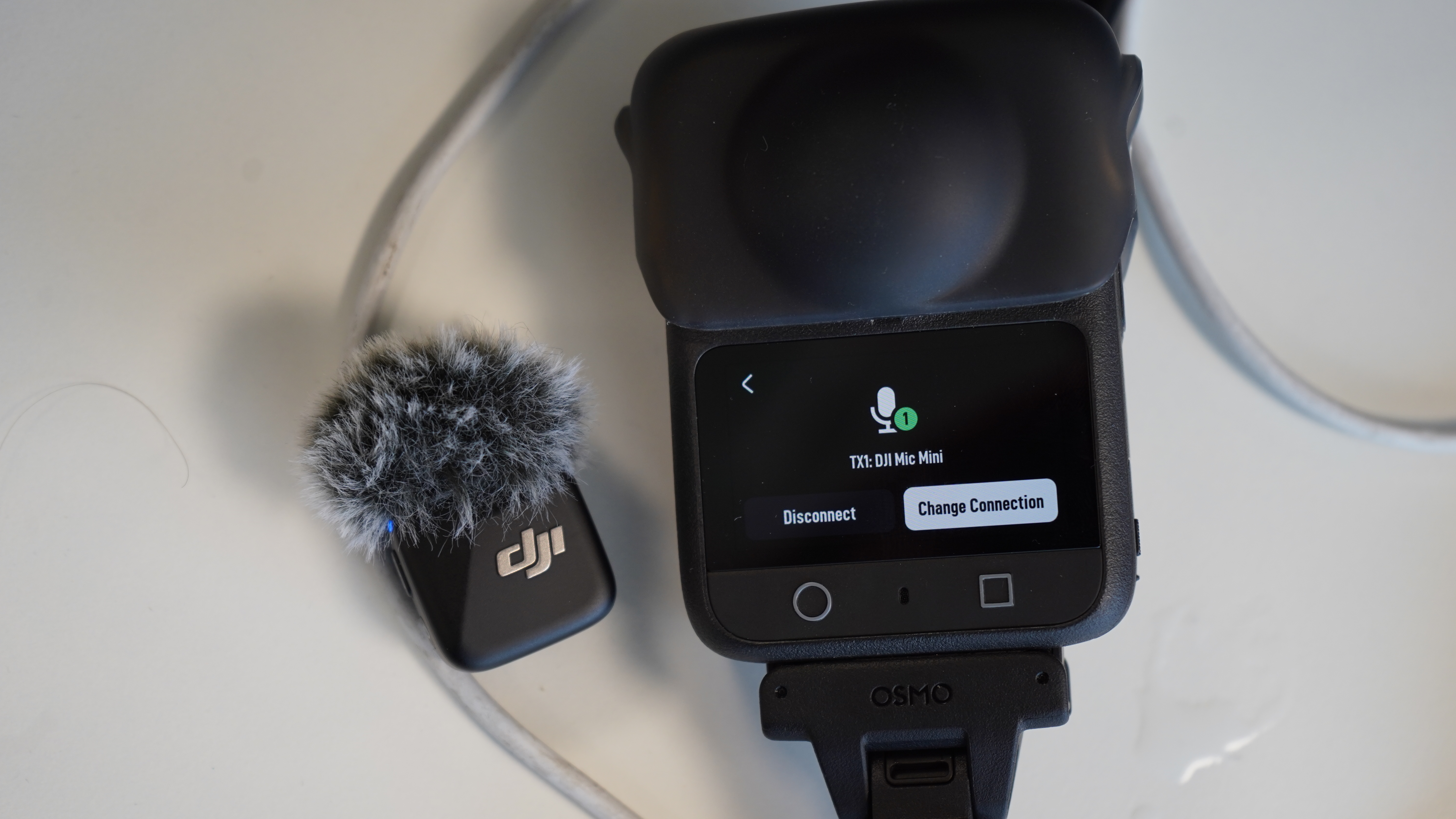 Mic and osmo 360