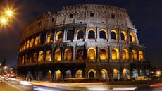The ancient Roman Colosseum is illuminated to mark World AIDS Day, 01 December 2007 in Rome. The World Health Organization who started World AIDS Day promotes awareness and focus on the globa