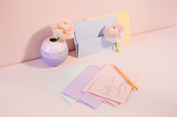 Prabal Gurung Creator Collab - Personalized Gold Hot Foil Notecards and Lined Envelopes starting at $40.76, at Etsy