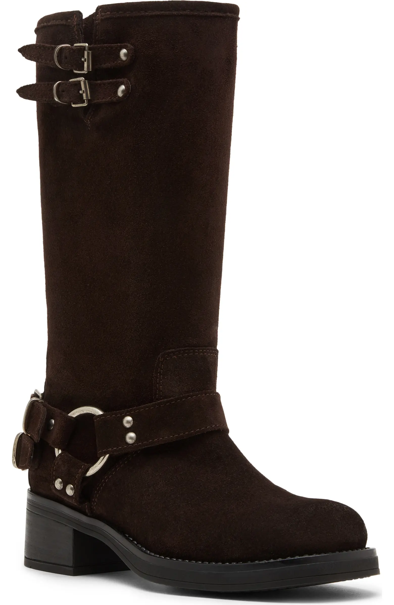 Steve Madden, Astor Knee High Moto Boots (Were 