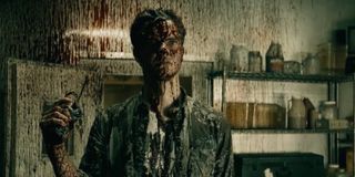 Jack Quaid as bloodied Hughie Campbell in The Boys