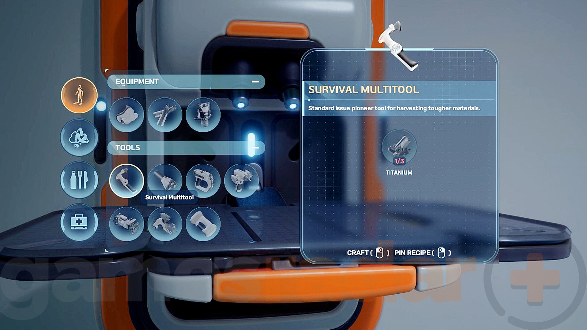 The Survival Multitool recipe, required for getting a fully functioning fabricator in Subnautica 2.
