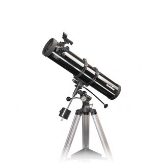 Sky-Watcher Explorer 130 EQ2 telescope on a white background