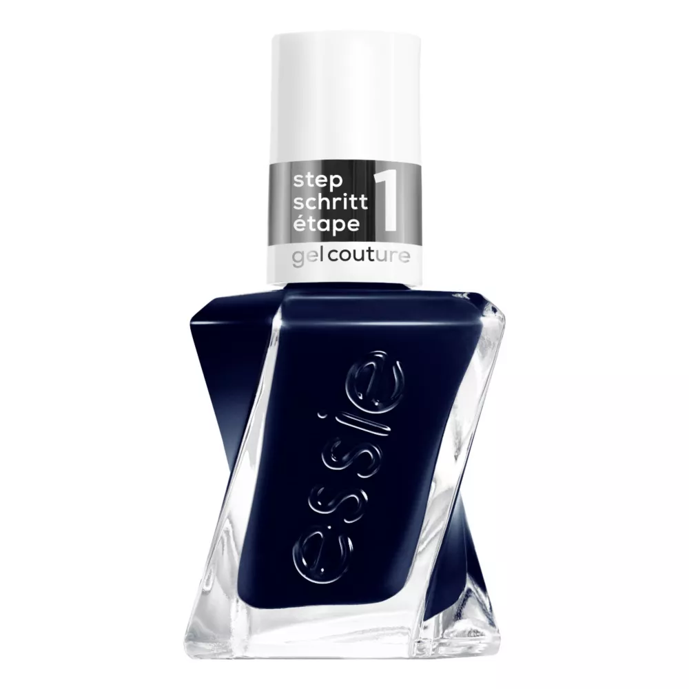 Gel by Essie Longwear Nail Polish, Deep Navy Varnish, Caviar Bar, No Uv, Up to 15 Day Wear