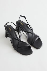 &amp; Other Stories Strappy Block Heel Leather Sandals $129