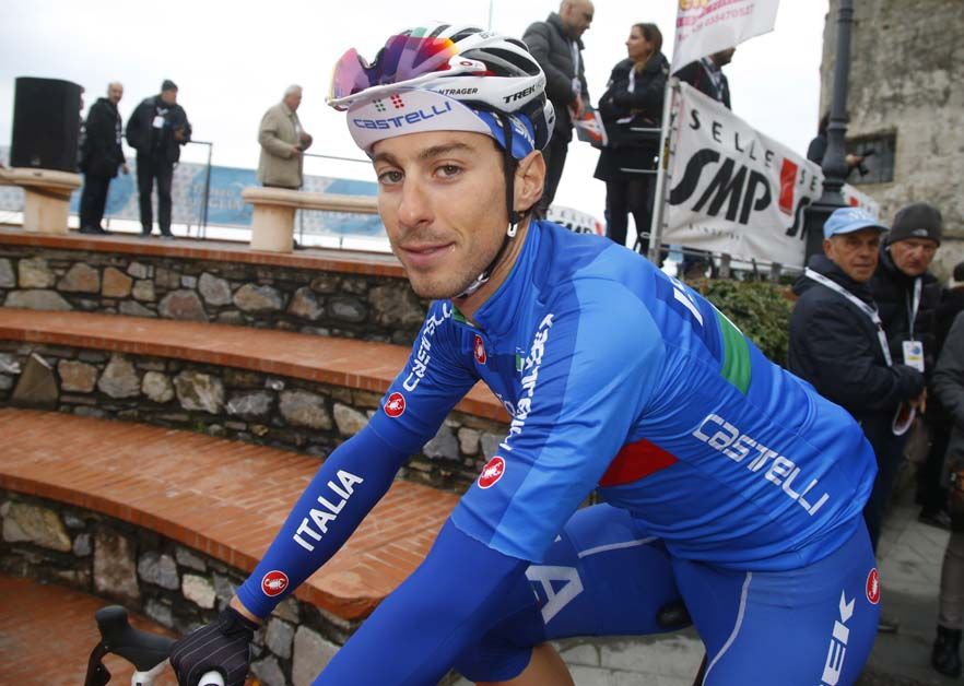 Fabio Felline at the start
