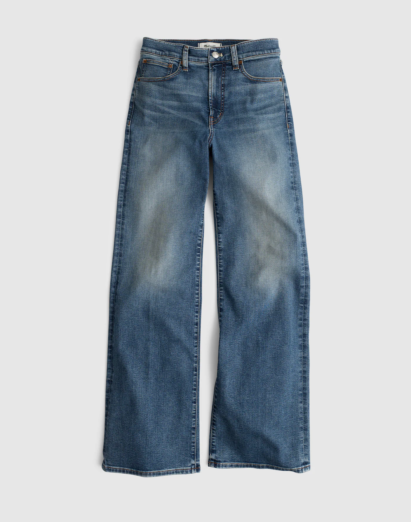 The Wide-Leg Jean in Super Stretch Denim