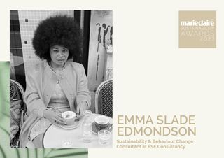 Marie Claire UK Sustainability Awards 2023 Emma Slade Edmondson