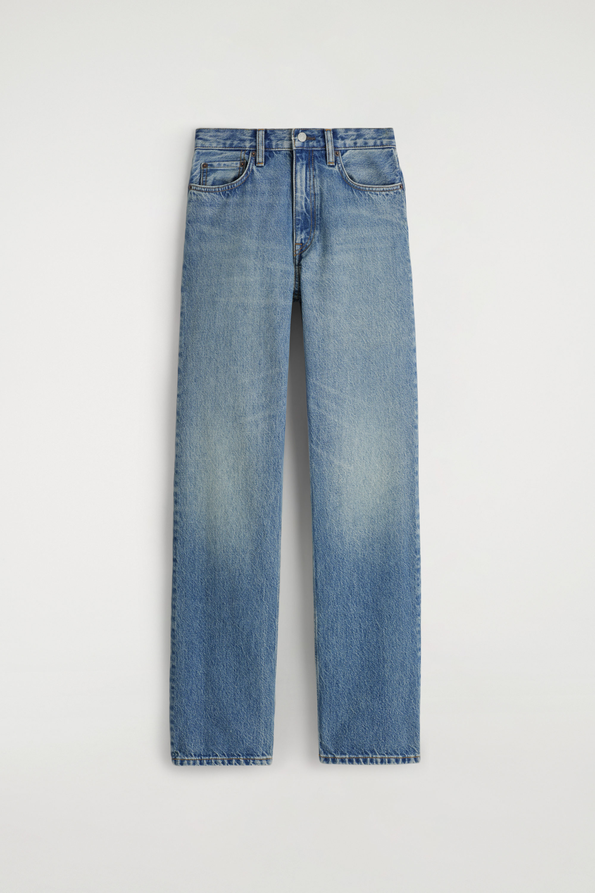 Chord Straight-Leg Jeans