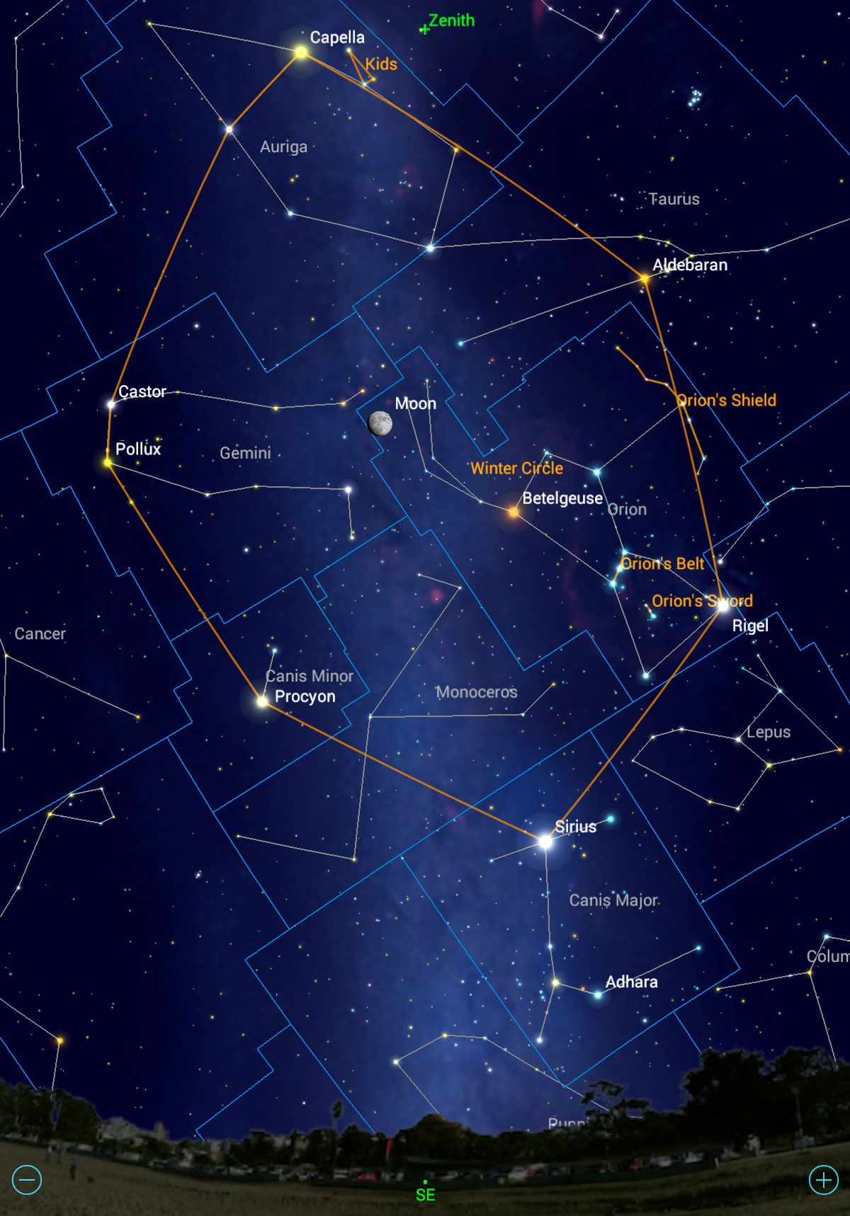 Catch the 'Winter Football' and Other Asterisms with Mobile Astronomy ...