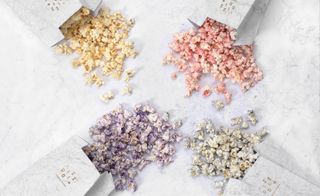 popcorn of four different colors