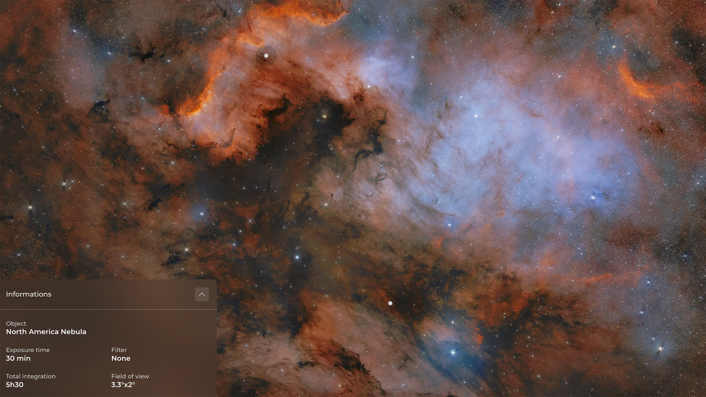 A stunning image of the North America Nebula, showcasing vibrant colors and stars against a cosmic backdrop