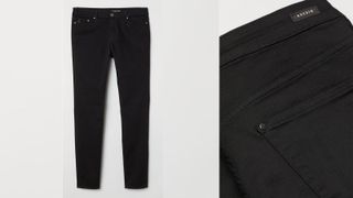 best jeans for curvy women from H&M in black skinny shaper jean