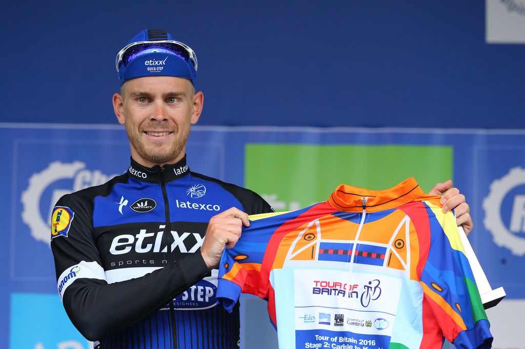 Stage 2 winner Julien Vermote (Etixx-QuickStep)