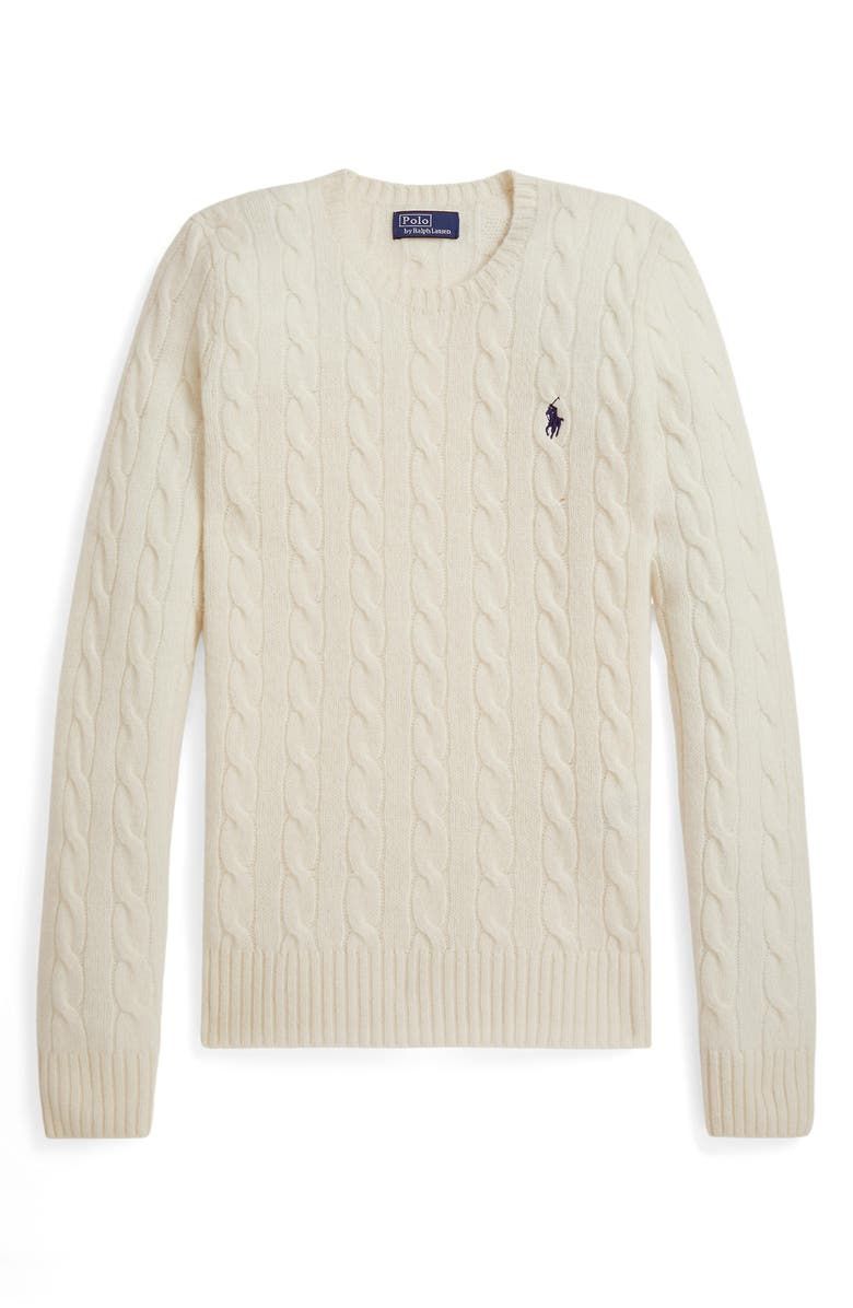 Polo Ralph Lauren Cable Wool &amp; Cashmere Crewneck Sweater