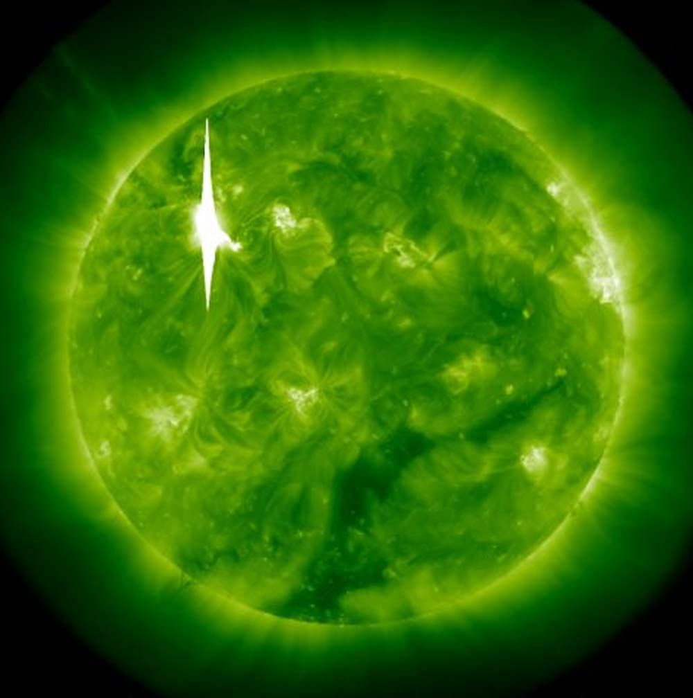 Huge Solar Flare's Magnetic Storm May Disrupt Satellites | Space