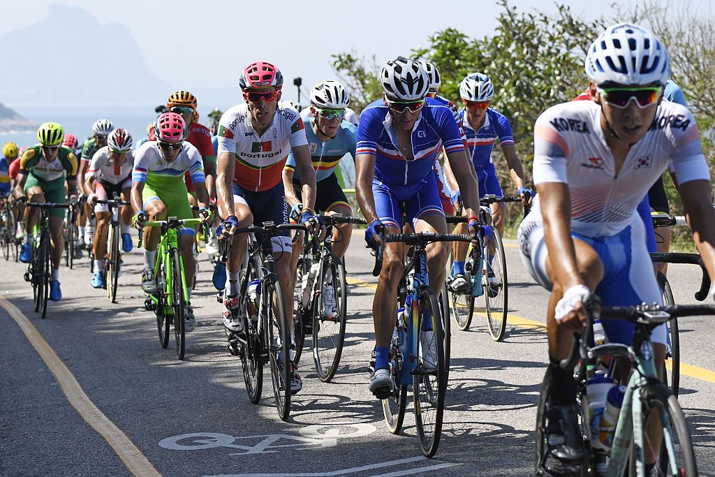 Cyclists in Rio