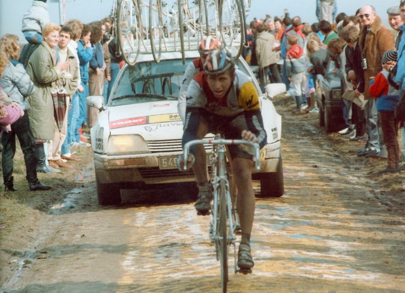 Greg LeMond rode the 1986 edition of Paris-Roubaix