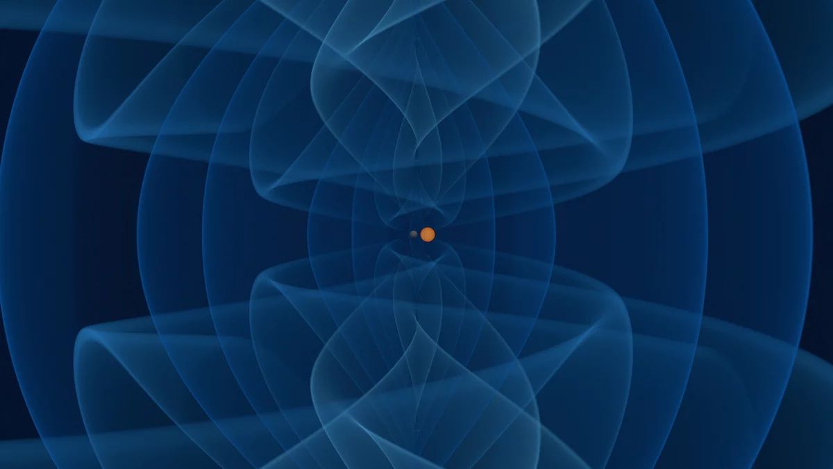 تكشف موجات الجاذبية عن اتصال فريد من نوعه بين النجم النيوتروني والجسم الغامض