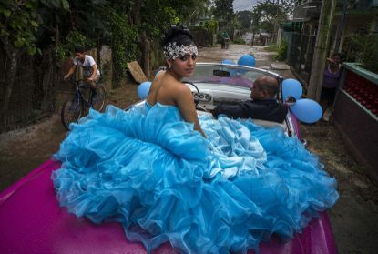 Qunceanera celebrations in Cuba are all about the photographs.